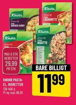Løvbjerg KNORR pasta- el. risretter tilbud