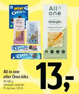 Føtex All in one eller Oreo kiks tilbud