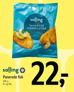 Føtex SALLING Panerede fisk tilbud