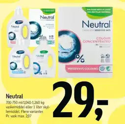 Føtex Neutral tilbud