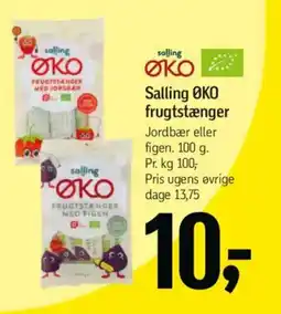 Føtex SALLING OKO frugtstænger tilbud