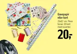 Føtex Gavepapir eller kort tilbud