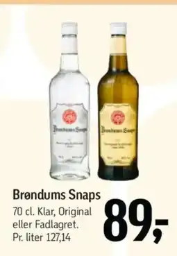 Føtex Brøndums Snaps tilbud