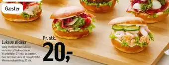 Føtex Luksus sliders tilbud
