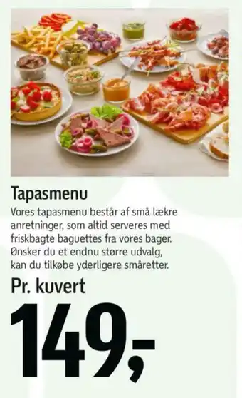 Føtex Tapasmenu tilbud