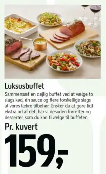 Føtex Luksusbuffet tilbud