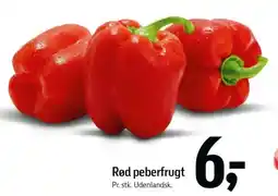 Føtex Rød peberfrugt tilbud