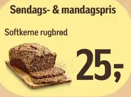 Føtex Softkerne rugbrød tilbud