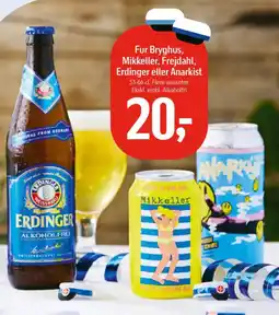 Føtex Fur Bryghus, Mikkeller, Frejdahl, Erdinger eller Anarkist tilbud