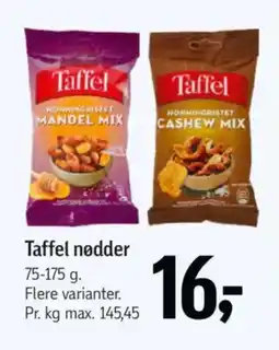 Føtex TAFFEL nødder tilbud