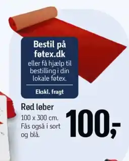 Føtex Rød løber tilbud