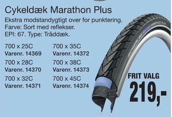 Harald Nyborg Cykeldæk Marathon Plus tilbud