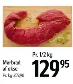 Føtex Mørbrad af okse tilbud