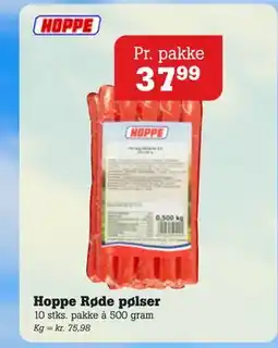 Poetzsch Padborg Hoppe Røde pølser tilbud