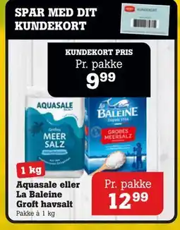 Poetzsch Padborg Aquasale eller La Baleine Groft havsalt tilbud