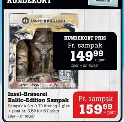 Poetzsch Padborg Insel-Brauerei Baltic-Edition Sampak tilbud