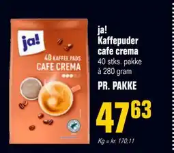Poetzsch Padborg ja! Kaffepuder cafe crema tilbud