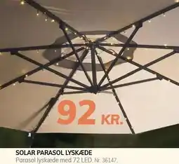 Daells Bolighus Solar parasol lyskæde tilbud