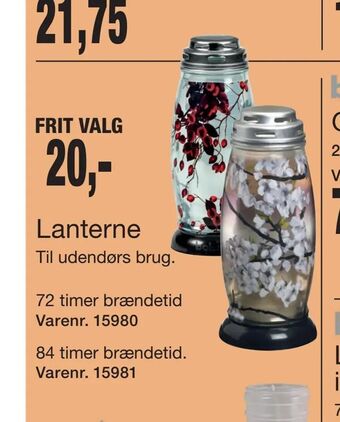 Harald Nyborg Lanterne tilbud