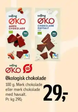 Føtex ØKO Økologisk chokolade tilbud