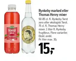 Føtex Rynkeby marked eller thomas henry mixer tilbud