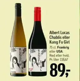 Føtex Albert lucas chablis eller kung fu girl tilbud