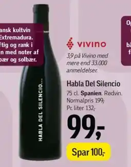 Føtex Habla del silencio tilbud