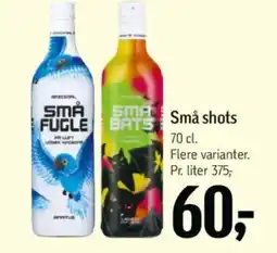 Føtex Små shots tilbud