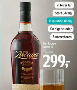 Føtex RON ZACAPA Solera 23 tilbud