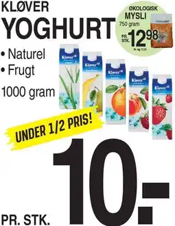 ABC Lavpris KLØVER YOGHURT tilbud