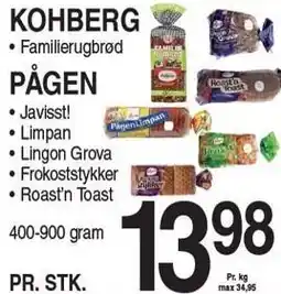 ABC Lavpris KOHBERG ELLER PÅGEN tilbud