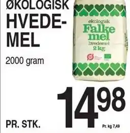 ABC Lavpris ØKOLOGISK HVEDEMEL tilbud