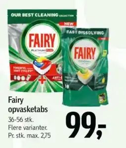 Føtex FAIRY Opvasketabs tilbud