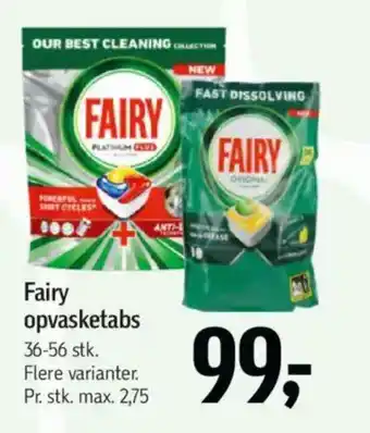 Føtex FAIRY Opvasketabs tilbud