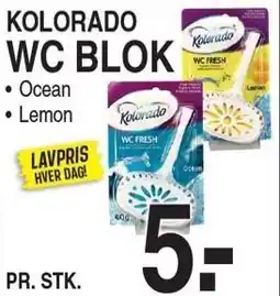 ABC Lavpris KOLORADO WC BLOK tilbud