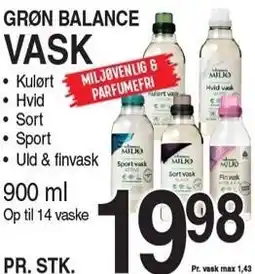ABC Lavpris GRØN BALANCE VASK tilbud