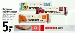 Føtex Bagepapir eller fryseposer tilbud