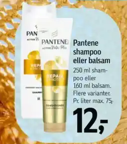 Føtex PANTENE Shampoo eller balsam tilbud