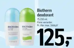 Føtex BIOTHERM Deodorant tilbud