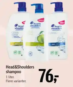 Føtex HEAD & SHOULDERS Shampoo tilbud