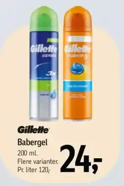 Føtex GILLETTE Babergel tilbud