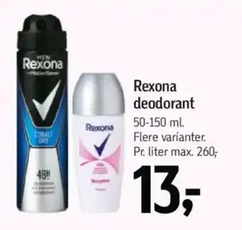Føtex REXONA Deodorant tilbud