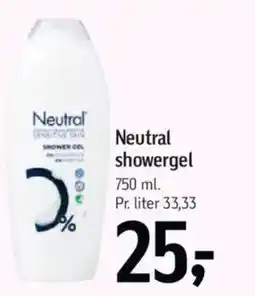 Føtex NEUTRAL Showergel tilbud