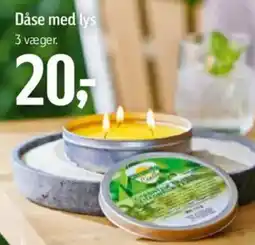 Føtex Dåse med lys tilbud
