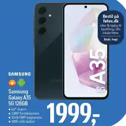 Føtex SAMSUNG Galaxy a35 5g 128gb tilbud