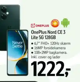 Føtex ONEPLUS Nord ce 3 lite 5g 128gb tilbud