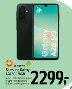 Føtex SAMSUNG Galaxy a26 5g 128gb tilbud
