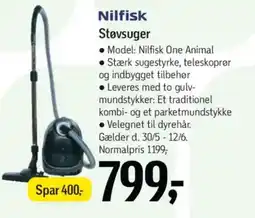 Føtex Nilfisk støvsuger tilbud