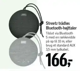 Streetz trådløs bluetooth-højttaler
