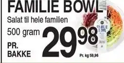 ABC Lavpris FAMILIIE BOWL tilbud